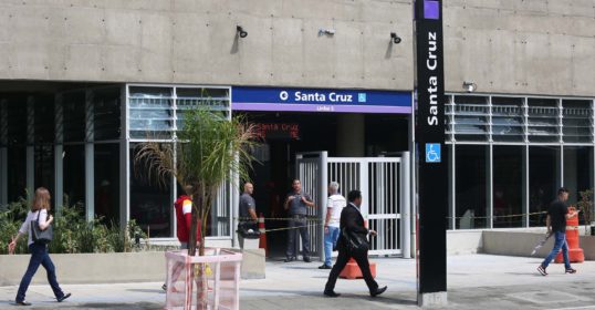 Estação Santa Cruz do Metrô.